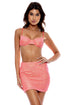 Luli Fama Chasing Stars Sequins Mini Skirt